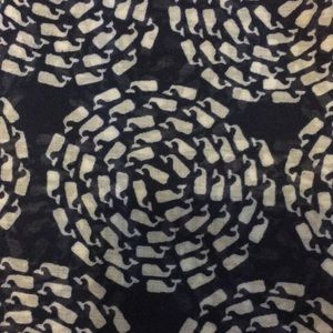 Vineyard Vines Navy Spiral Whale Scarf